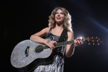 Taylor Swift en concert au Madison Square de New York, en août 2009
