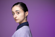 L'artiste Charlotte Arnould le 10 mard 2025