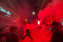 Le blocage du dépôt de bus de Lagny dans le XXe arrondissement de Paris, le 18 septembre 2025