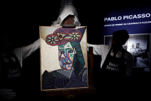 "Buste de femme au chapeau à fleurs" de Picasso dévoilà à l'Hôtel Drouot