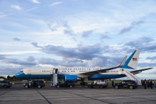 L'avion présidentiel américain le 16 septembre 2025.