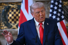 Donald Trump à Aylesbury, le 18 septembre 2025