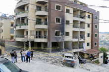 Des bâtiments détruits par des tirs israéliens au Liban, le 16 septembre 2025