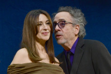 Monica Bellucci et Tim Burton au festival Lumiere de Lyon