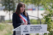 La maire de Paris, Anne Hidalgo, en juillet 2025.