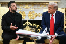 Volodymyr Zelensky et Donald Trump à Washington, en août 2025.