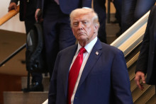 Donald Trump au siège de l'ONU à New York, le lundi 23 septembre 2025.