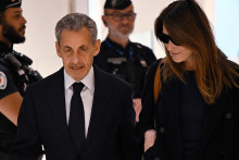 Nicolas Sarkozy et Carla Bruni-Sarkozy le 25 septembre 2025