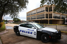 Voiture de la police de l'immigration aux États-Unis.