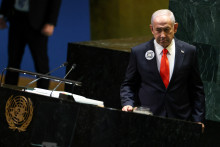 Benjamin Netanyahu, à l'ONU le 26 septembre 2025.