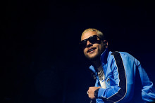 Le rappeur PLK en concert