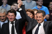 Christian Estrosi et Nicolas Sarkozy le 15 novembre 2016.
