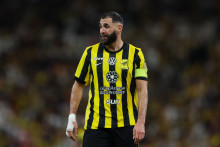 Karim Benzema avec Al-Ittihad, le 26 septembre 2025.