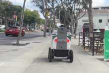 Un robot livreur a provoqué une collision avec un fauteuil roulant