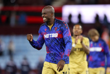 Jean-Philippe Mateta avec son club de Crystal Palace, en août 2025.