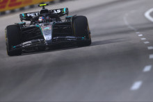 La Mercedes de George Russell à Singapour