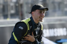 L'influenceur espagnol Karchez après sa victoire à la course sprint.