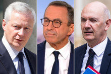 Bruno Le Maire, Bruno Retailleau et Roland Lescure.