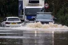 La tempête Amy a frappé le nord de l'Irlande, le 4 octobre 2025