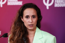 Clémence Guetté, au quartier général de La France insoumise, le 7 juillet 2025.