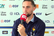 Adrien Rabiot le 7 octobre 2025 à Clairefontaine