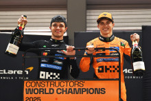 Lando Norris et Oscar Piastri le 5 octobre à Singapour