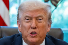 Donald Trump à la Maison-Blanche, le 6 octobre 2025.