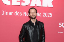 Benjamin Lavernhe au dîner des nommés des César 2025, le 10 février 2025, à Paris.