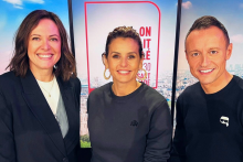 Jade, Faustine Bollaert et Eric Dussart