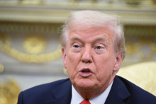 Donald Trump à Washington, le jeudi 9 octobre 2025.