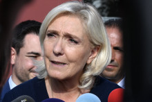 Marine Le Pen au Mans le 10 octobre 2025