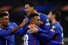 Les bleus sont venus à bout de l'Azerbaïdjan.
