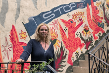 Alexandra dont la maison a été visée par des cocktails molotov