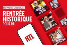 Médiamétrie EAR podcast, rentrée historique pour RTL