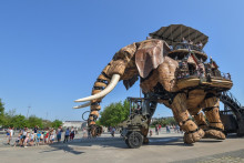 Le Grand Éléphant de la ville de Nantes.