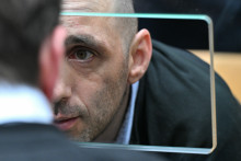 Cédric Jubillar lors de son procès à la cour d'assise du Tarn