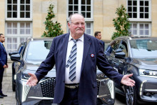 Le ministre Michel Fournier à l'Hôtel de Matignon, le 13 octobre 2025.