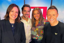 Jade, Florent Peyre, Nadiya et Eric Dussart
