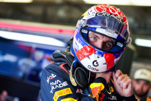 Max Verstappen au GP des États-Unis, samedi 18 octobre 2025.