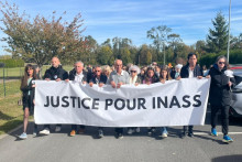 Marche blanche en hommage à Inass, samedi 18 octobre, à Suèvres.