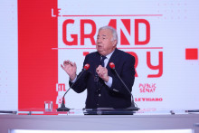 Gérard Larcher, président sur Sénat, le 19 octobre 2025
