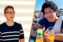 Béatrice Le Blay, dont le fils de 15 ans s'est suicidé en septembre 2023 après avoir été harcelé par des camarades.