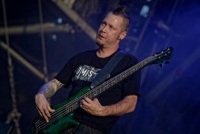Sam Rivers, le 21 juin 2015, au festival Hellfest à Clisson.