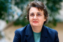 Laurence Des Cars, présidente du Musée du Louvre, le 23 avril 2024.