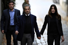 Nicolas Sarkozy et Carla Bruni-Sarkozy, le 21 octobre 2025