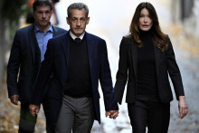 Nicolas Sarkozy et Carla Bruni, le 21 octobre 2025