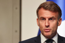 Emmanuel Macron, le 21 octobre 2025, en Slovénie
