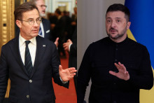 Volodymyr Zelensky et Ulf Kristersson