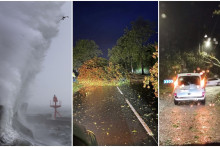 La tempête Benjamin a commencé à toucher la France, mercredi 22 octobre