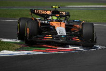 La McLaren de Lando Norris au Mexique